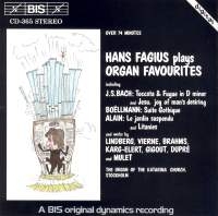 Various - Hans Fagius Plays Organ Favour in der Gruppe Externt_Lager / Naxoslager bei Bengans Skivbutik AB (652434)