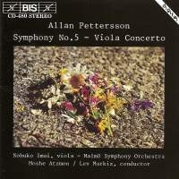 Pettersson Allan - Symfoni 5 / Violakonsert in der Gruppe Externt_Lager / Naxoslager bei Bengans Skivbutik AB (652437)