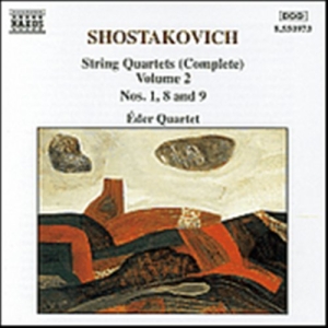 Shostakovich Dmitry - String Quartets 1, 8 & 9 in der Gruppe CD bei Bengans Skivbutik AB (652597)