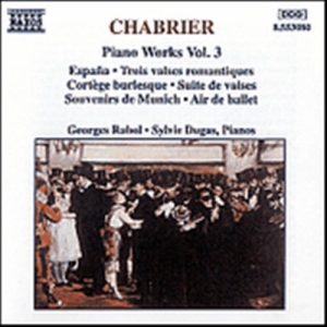 Chabrier Emmanuel - Verk För Piano Vol 3 in der Gruppe Externt_Lager / Naxoslager bei Bengans Skivbutik AB (652601)