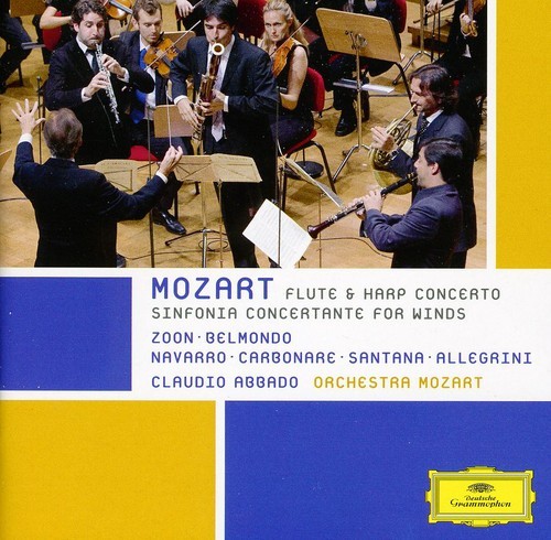 Mozart - Sinfonia Concertante & Flöjtkonsert in der Gruppe CD / Klassiskt bei Bengans Skivbutik AB (652979)
