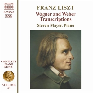 Liszt - Wagner And Weber Transcriptions in der Gruppe Externt_Lager / Naxoslager bei Bengans Skivbutik AB (654527)