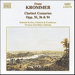 Krommer Franz - Clarinet Concertos in der Gruppe Externt_Lager / Naxoslager bei Bengans Skivbutik AB (656044)