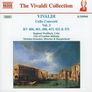 Vivaldi Antonio - Cello Concertos Vol 2 in der Gruppe Externt_Lager / Naxoslager bei Bengans Skivbutik AB (656045)