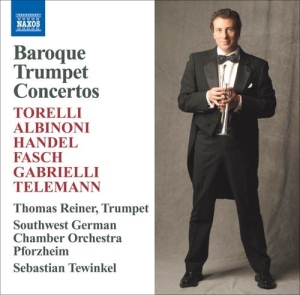 Thomas Reiner - Baroque Trumpet Concertos in der Gruppe CD bei Bengans Skivbutik AB (656601)