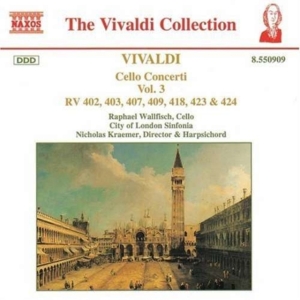 Vivaldi Antonio - Cello Concertos Vol 3 in der Gruppe Externt_Lager / Naxoslager bei Bengans Skivbutik AB (657763)