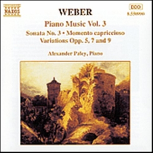 Weber Carl Maria Von - Piano Music Vol 3 in der Gruppe CD bei Bengans Skivbutik AB (657775)