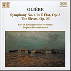 Gliere Reinhold - Symphony No 1 Op 8 in der Gruppe Externt_Lager / Naxoslager bei Bengans Skivbutik AB (658839)