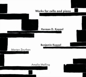 Herman D Koppel / Benjamin Koppel - Works For Cello And Piano in der Gruppe Externt_Lager / Naxoslager bei Bengans Skivbutik AB (659028)