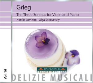 Grieg - The Three Sonatas For Violin And Pi in der Gruppe CD bei Bengans Skivbutik AB (659030)