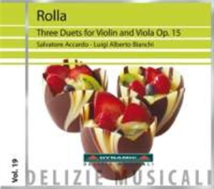 Rolla - Three Duets For Violin And Viola in der Gruppe CD bei Bengans Skivbutik AB (659984)