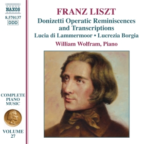 Liszt - Donizetti Opera Transcriptions in der Gruppe Externt_Lager / Naxoslager bei Bengans Skivbutik AB (660519)