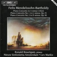 Mendelssohn Felix - Piano Conc 1/2 & A Min in der Gruppe Externt_Lager / Naxoslager bei Bengans Skivbutik AB (662310)