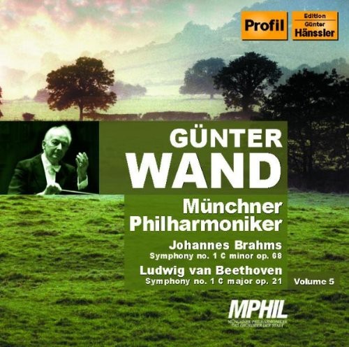 Brahms & Beethoven/ Philharmoniker - Symphony No. 1 & No. 1 In C, Munch in der Gruppe CD / Klassiskt bei Bengans Skivbutik AB (662722)