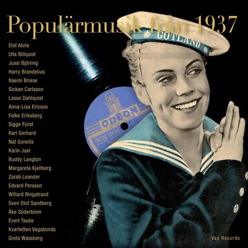 Persson Edvard / Björling Jussi / T - Populärmusik Från 1937 in der Gruppe CD / Bestseller bei Bengans Skivbutik AB (663683)