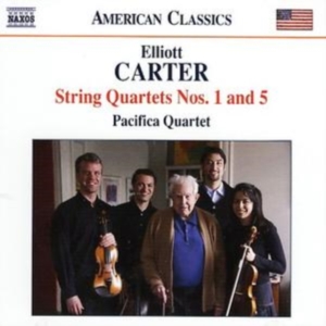 Carter - String Quartets  1 & 5 in der Gruppe Externt_Lager / Naxoslager bei Bengans Skivbutik AB (667070)