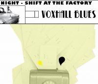 Voxhall Blues - Night-Shift At The Factory in der Gruppe CD / Pop-Rock bei Bengans Skivbutik AB (668941)