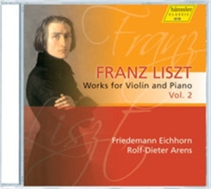 Liszt - Works For Violin And Piano Vol 2 in der Gruppe Externt_Lager / Naxoslager bei Bengans Skivbutik AB (670514)