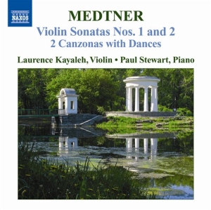 Medtner - Works For Violin And Piano Vol 2 in der Gruppe Externt_Lager / Naxoslager bei Bengans Skivbutik AB (671440)