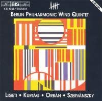 Ligeti Gyorgy - Wind Quintet /Kurtag in der Gruppe Externt_Lager / Naxoslager bei Bengans Skivbutik AB (671451)