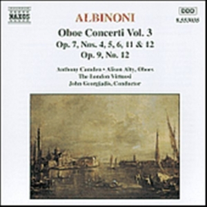 Albinoni Tomaso - Oboe Concerto Vol 3 in der Gruppe Externt_Lager / Naxoslager bei Bengans Skivbutik AB (672298)