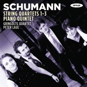 Schumann - String Quartets 1-3 / Piano Quintet in der Gruppe Externt_Lager / Naxoslager bei Bengans Skivbutik AB (672562)