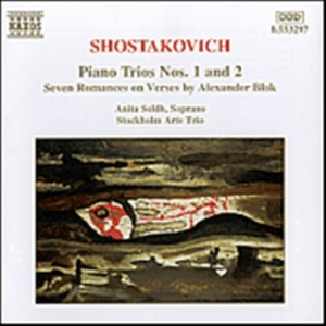 Shostakovich Dmitry - Piano Trios 1 & 2 in der Gruppe Externt_Lager / Naxoslager bei Bengans Skivbutik AB (674691)