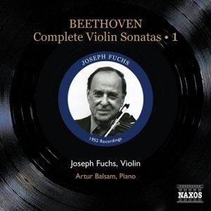 Beethoven: Fuchs - Complete Violin Sonatas Vol.1 in der Gruppe Externt_Lager / Naxoslager bei Bengans Skivbutik AB (674991)