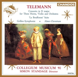 Telemann - Concertos & Overtures in der Gruppe CD / Klassiskt bei Bengans Skivbutik AB (675142)