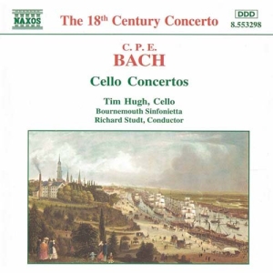 Bach Carl Philipp Emanuel - Cello Concertos in der Gruppe Externt_Lager / Naxoslager bei Bengans Skivbutik AB (676452)