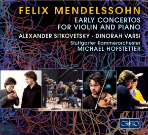 Mendelssohn Felix - Violin Concerto In D Minor in der Gruppe Externt_Lager / Naxoslager bei Bengans Skivbutik AB (677513)