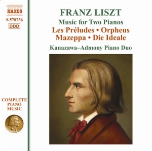 Liszt - Symphonic Poems Transcribed For Pia in der Gruppe Externt_Lager / Naxoslager bei Bengans Skivbutik AB (678415)