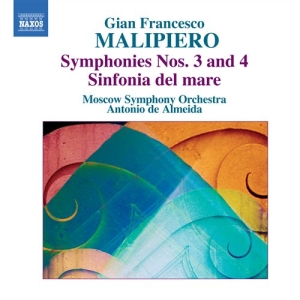 Malipiero - Symphonies in der Gruppe Externt_Lager / Naxoslager bei Bengans Skivbutik AB (678416)