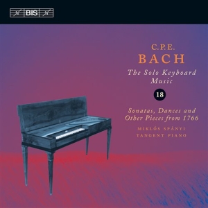 Cpe Bach - The Solo Keyboard Music Vol 18 in der Gruppe Externt_Lager / Naxoslager bei Bengans Skivbutik AB (684579)