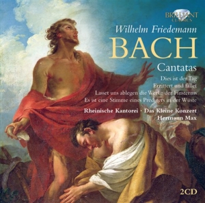 Bach W F - Cantatas in der Gruppe Externt_Lager / Naxoslager bei Bengans Skivbutik AB (684738)
