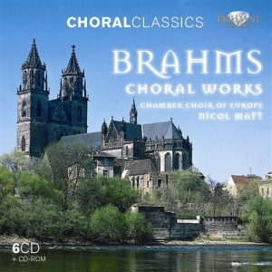 Brahms Johannes - Choral Works in der Gruppe Externt_Lager / Naxoslager bei Bengans Skivbutik AB (684743)