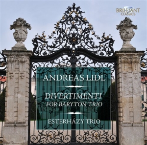 Lidl Andreas - Lidl: Divertimenti For Baryton Trio in der Gruppe Externt_Lager / Naxoslager bei Bengans Skivbutik AB (684919)