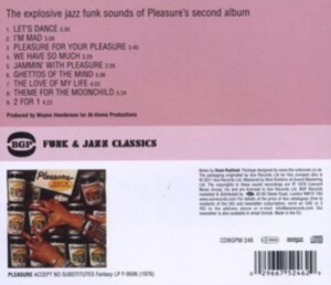 Pleasure - Accept No Substitutes in der Gruppe CD / Pop-Rock,RnB-Soul bei Bengans Skivbutik AB (685348)