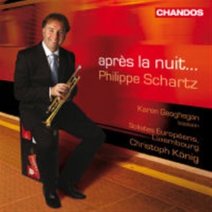 Philippe Schartz - Apres La Nuit - Trumpet Concertos in der Gruppe Externt_Lager / Naxoslager bei Bengans Skivbutik AB (689232)