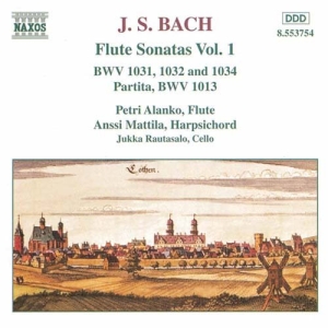 Bach Johann Sebastian - Flute Sonatas Vol. 1 in der Gruppe Externt_Lager / Naxoslager bei Bengans Skivbutik AB (690146)