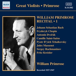 William Primrose - Recital in der Gruppe CD bei Bengans Skivbutik AB (691641)