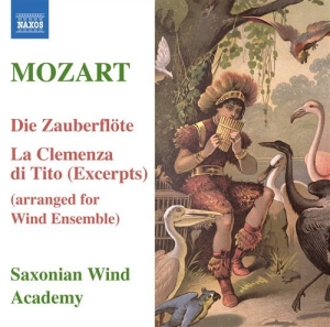 Mozart - The Magic Flute For Wind Ensemble in der Gruppe CD / Klassiskt bei Bengans Skivbutik AB (692013)