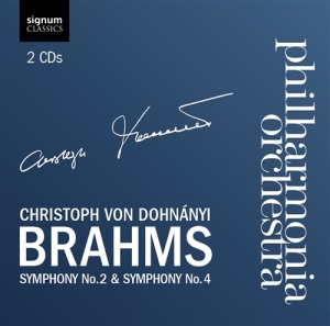 Brahms Johannes - Symphony No.2 And No. 4 in der Gruppe CD bei Bengans Skivbutik AB (693233)