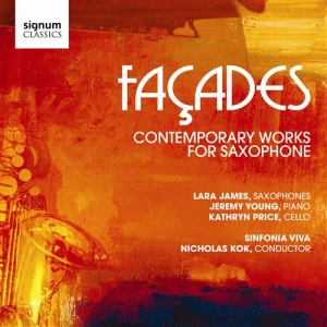 James Lara - Façades: Contemporary Works For Sax in der Gruppe Externt_Lager / Naxoslager bei Bengans Skivbutik AB (693333)