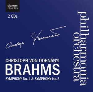Brahms Johannes - Symphony No.1 And No.3 in der Gruppe CD / Klassiskt bei Bengans Skivbutik AB (693431)