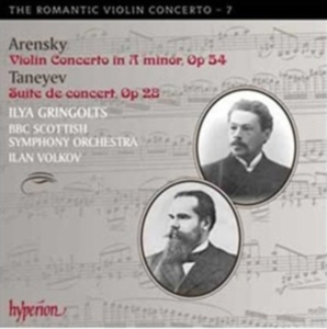 Arensky / Taneyev - Romantic Violin Concertos in der Gruppe Externt_Lager / Naxoslager bei Bengans Skivbutik AB (695088)