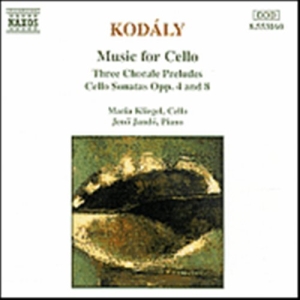 Kodaly Zoltan - Music For Cello in der Gruppe Externt_Lager / Naxoslager bei Bengans Skivbutik AB (696249)