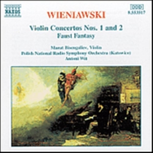 Wieniawski Henryk - Violin Concertos Nos 1 & 2 in der Gruppe Externt_Lager / Naxoslager bei Bengans Skivbutik AB (696928)