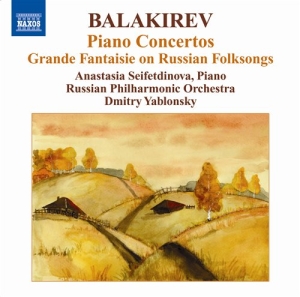 Balakirev - Piano Concertos in der Gruppe Externt_Lager / Naxoslager bei Bengans Skivbutik AB (698080)