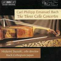 Bach Carl Philipp Emanuel - Cello Concertos in der Gruppe Externt_Lager / Naxoslager bei Bengans Skivbutik AB (698658)